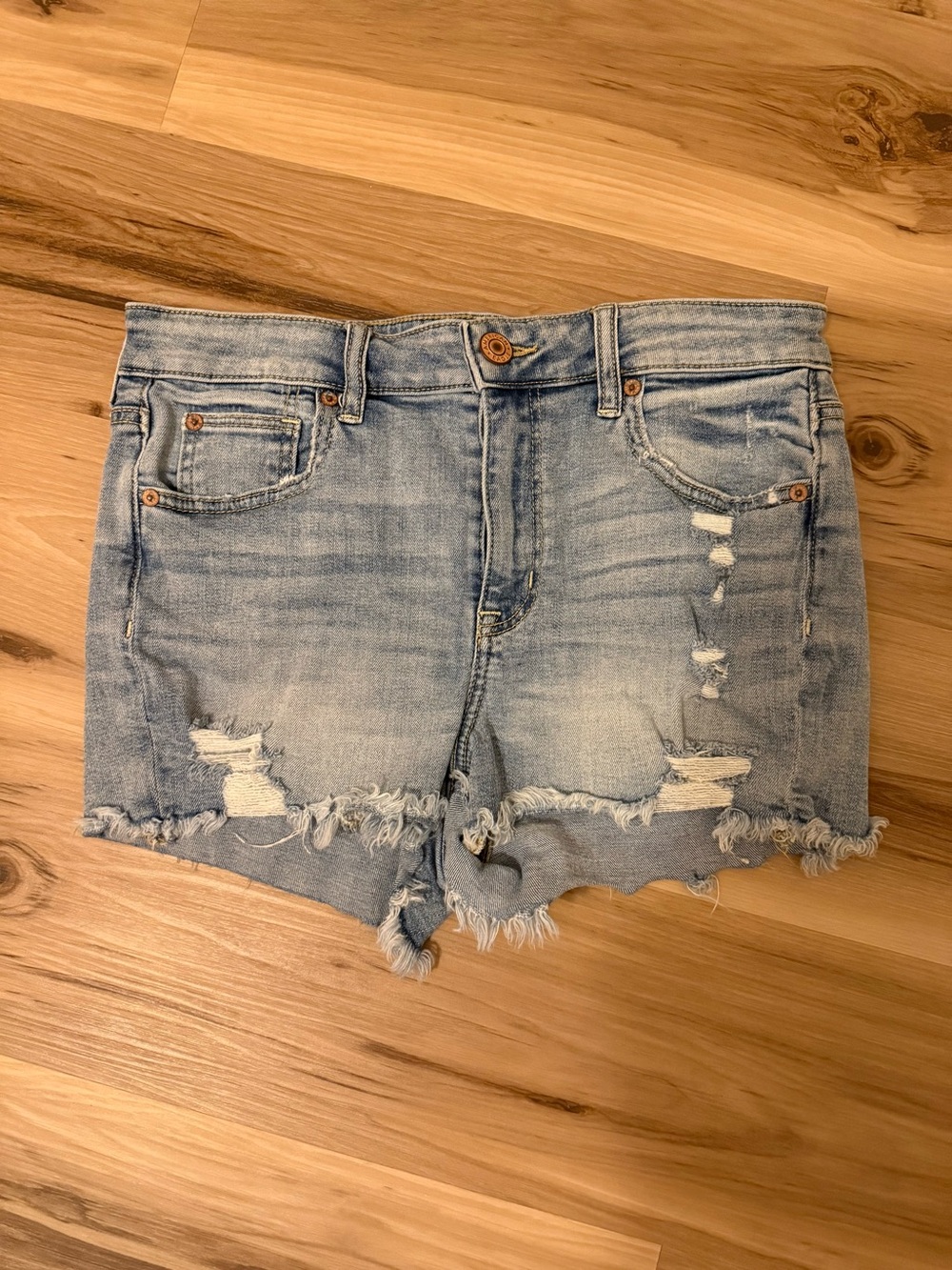 American Eagle Distressed Jean Shorts